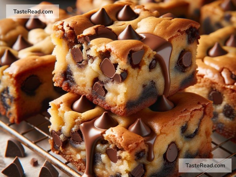 How to Bake Gooey Chocolate Chip Blondies