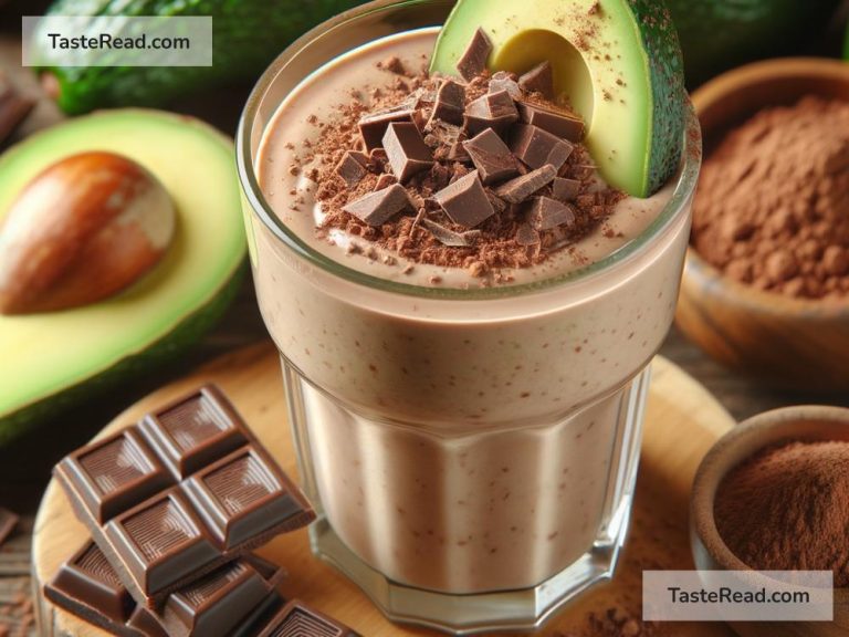 How to Blend a Delicious Chocolate Avocado Smoothie