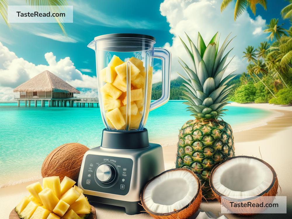 How to Blend a Tropical Pineapple Coconut Smoothie