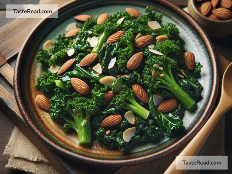 How to Create a Calcium-Rich Kale and Almond Stir Fry