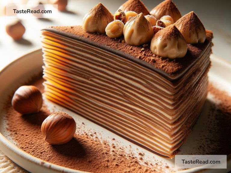 How to Create a Chocolate and Hazelnut Crepe Cake