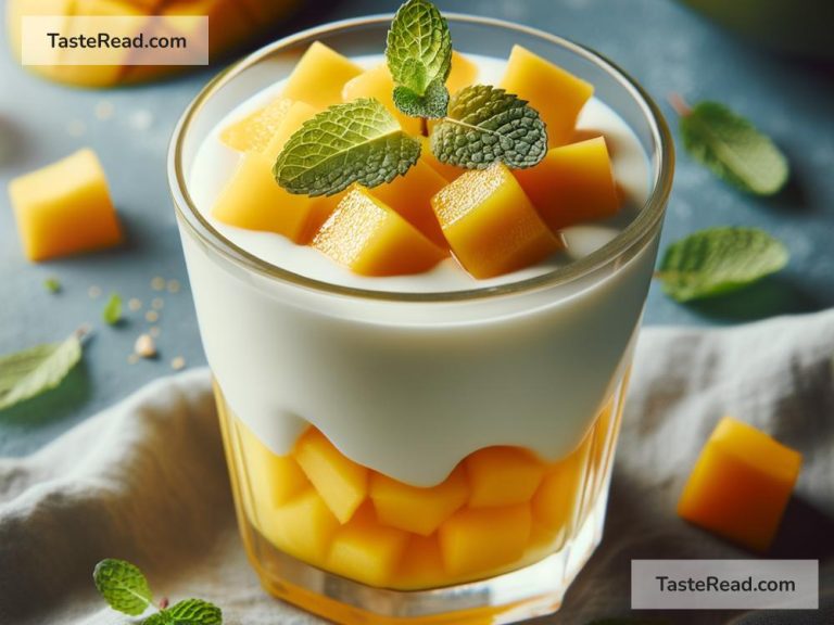 How to Create a Creamy Mango and Yogurt Pudding