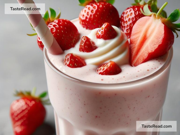 How to Create a Creamy Strawberry Yogurt Smoothie