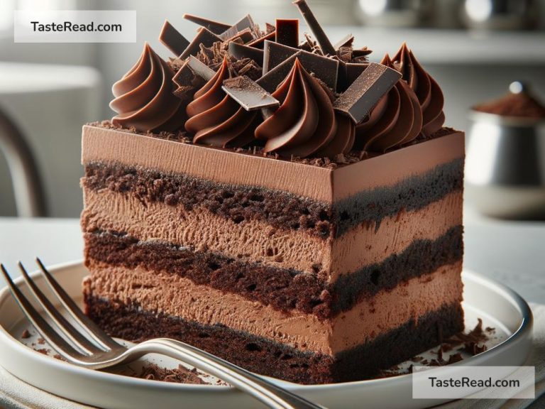 How to Create a Decadent Layered Chocolate Mousse Cake