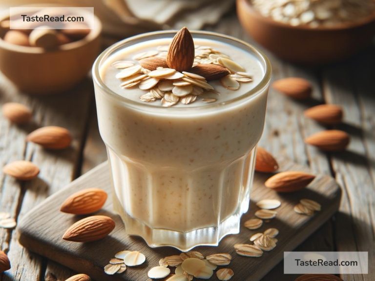 How to Create a High-Fiber Oats and Almond Smoothie