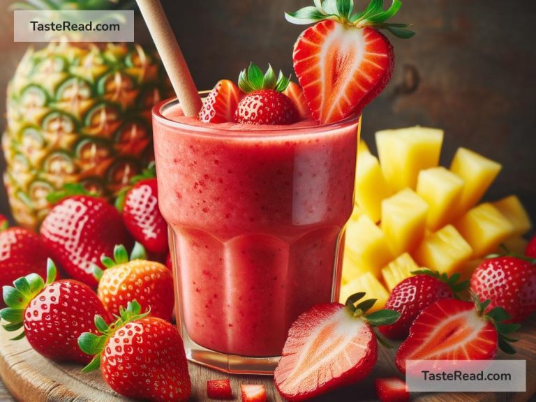 How to Create a High-Vitamin C Strawberry and Pineapple Smoothie