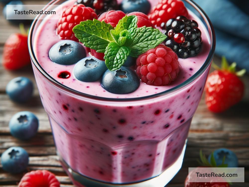 How to Create a Low-Calorie, Antioxidant-Rich Berry and Yogurt Smoothie