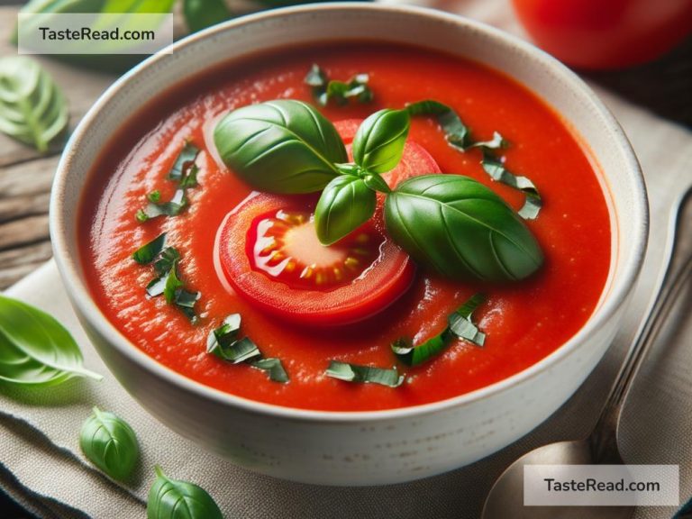 How to Create a Low-Calorie, Skin-Boosting Tomato and Basil Soup