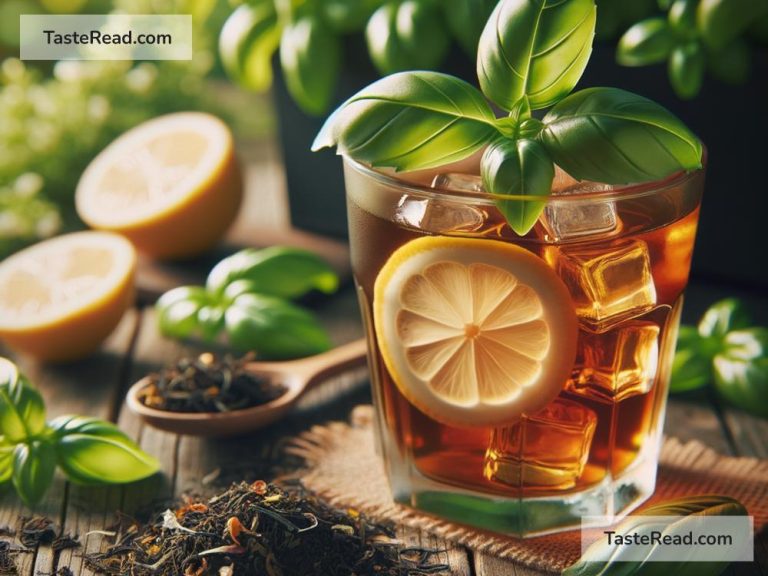 How to Create a Refreshing Basil Lemon Iced Tea