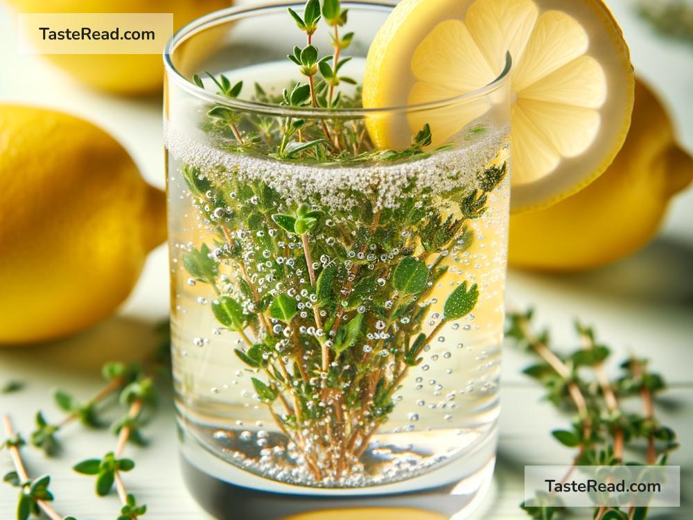 How to Create a Refreshing Lemon Thyme Spritzer