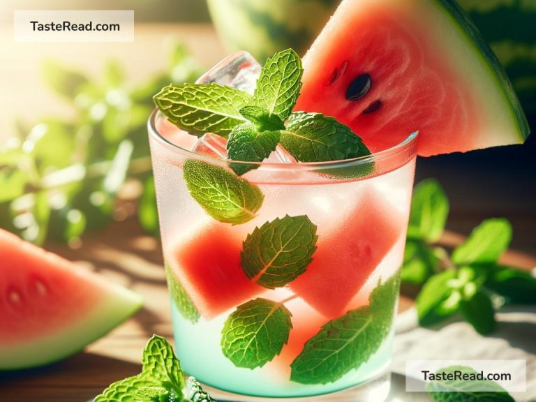 How to Create a Refreshing Watermelon Mint Cooler