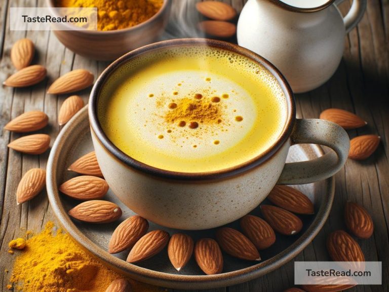 How to Create a Skin-Glow Turmeric Latte with Almond Milk