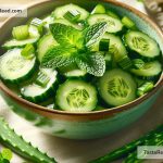 How to Create a Skin-Glowing Cucumber and Aloe Vera Salad