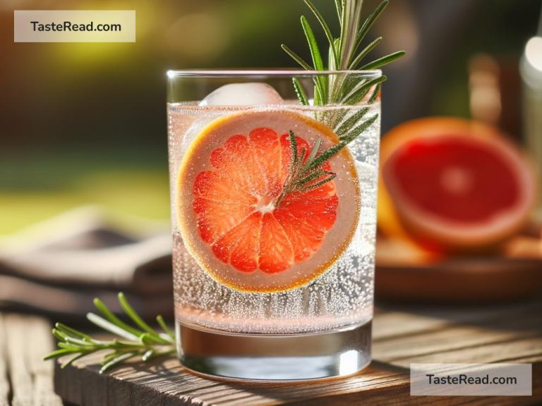 How to Create a Sparkling Grapefruit Rosemary Spritz