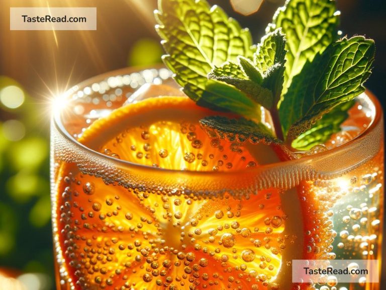 How to Create a Sparkling Orange Mint Spritz