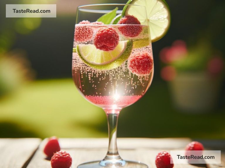 How to Create a Sparkling Raspberry Lime Spritz