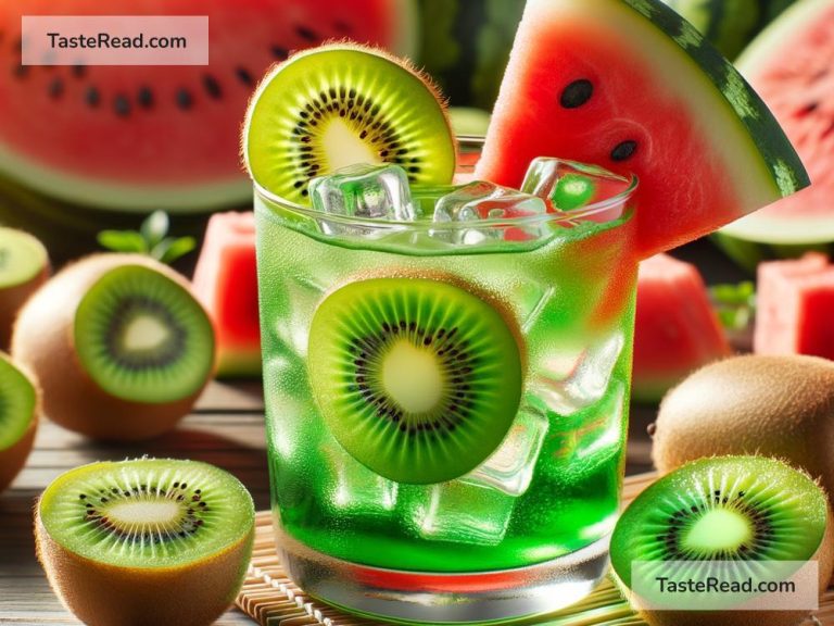 How to Create a Sweet and Refreshing Kiwi Watermelon Cooler