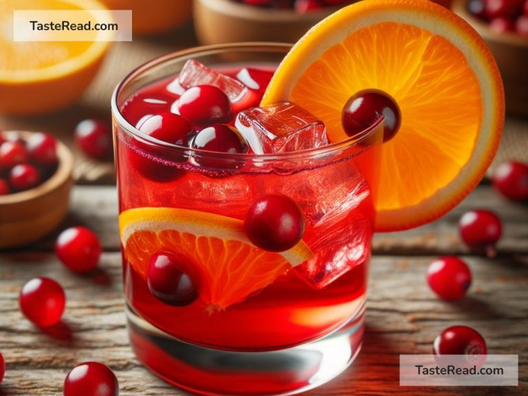 How to Create a Sweet and Tart Cranberry Orange Mocktail