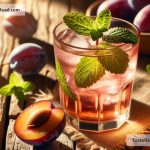 How to Create a Sweet and Tart Plum Ginger Cooler