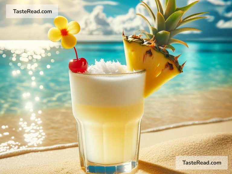 How to Create a Tropical Coconut Pineapple Mocktail