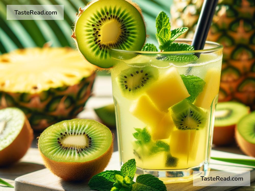 How to Create a Tropical Kiwi Pineapple Cooler