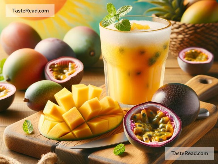 How to Create a Tropical Mango-Passion Fruit Cooler