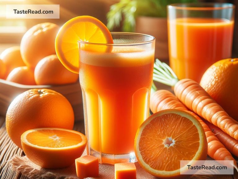 How to Create a Vitamin C-Packed Orange and Carrot Juice