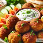 How to Create Baked Falafel Balls with Yogurt Sauce