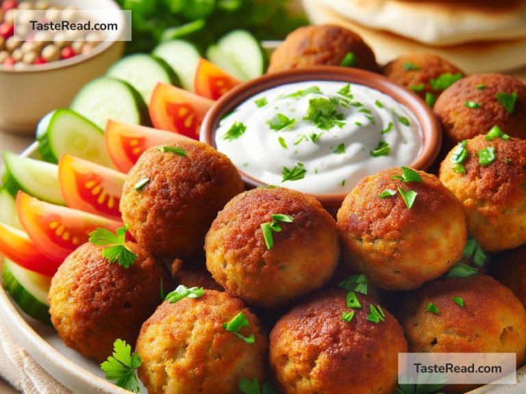 How to Create Baked Falafel Balls with Yogurt Sauce