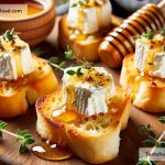 How to Create Baked Goat Cheese and Honey Crostinis