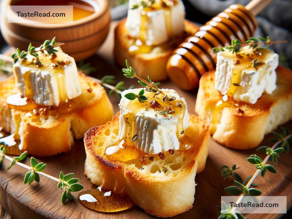 How to Create Baked Goat Cheese and Honey Crostinis