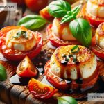 How to Create Baked Mozzarella and Tomato Bites