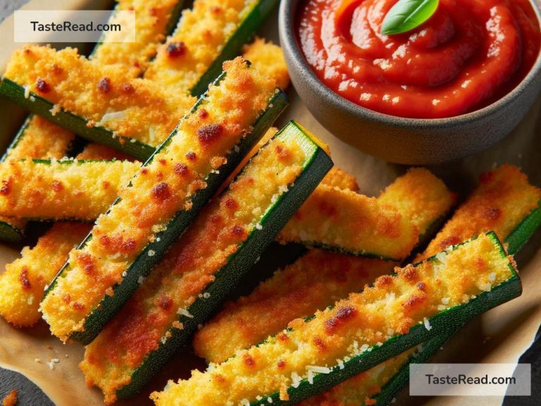 How to Create Baked Parmesan Zucchini Sticks with Marinara