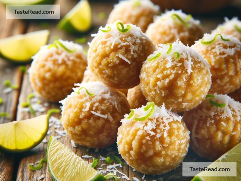 How to Create Crunchy Coconut and Lime Bliss Bites