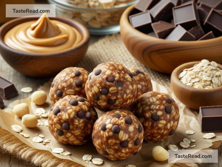 How to Create Crunchy Peanut Butter Chocolate Energy Balls