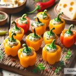 How to Create Mini Cheese and Herb Stuffed Peppers