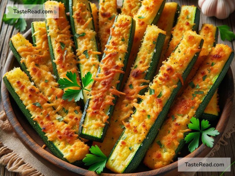 How to Create Savory Baked Parmesan Zucchini Sticks