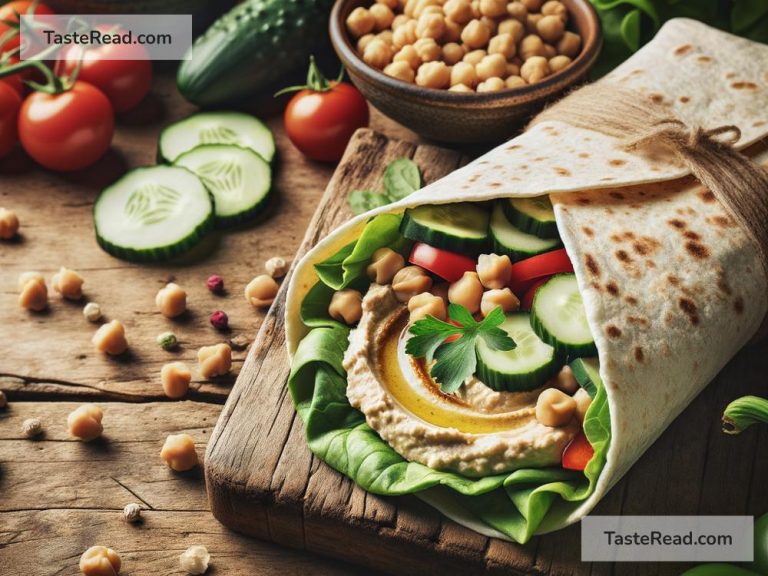 How to Create Savory Hummus and Veggie Wraps