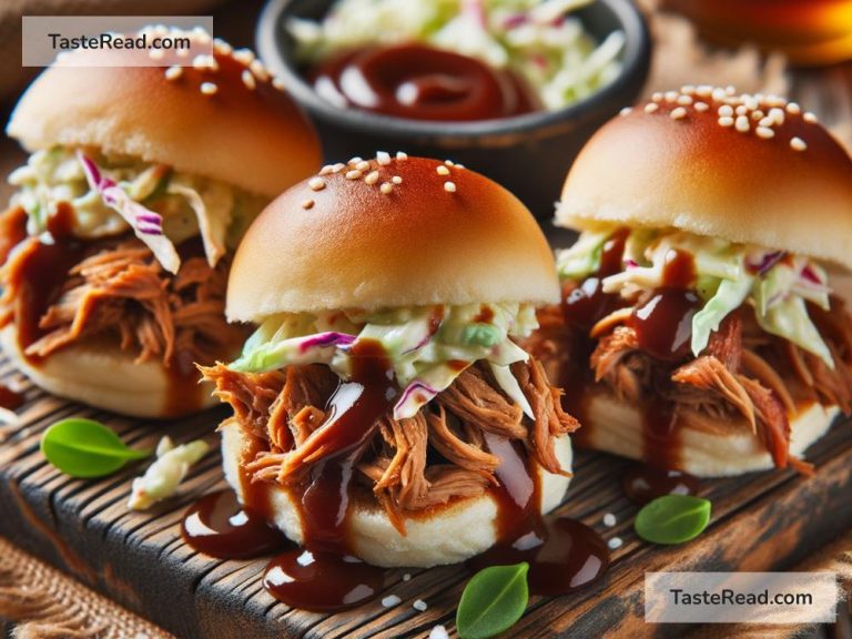 How to Create Savory Mini BBQ Pulled Pork Sliders