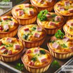 How to Create Savory Mini Quiches with Ham and Cheese