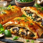 How to Create Savory Mushroom and Cheese Pastry Pockets