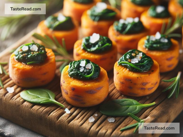 How to Create Savory Sweet Potato and Spinach Bites