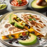 How to Create Spicy Black Bean and Avocado Quesadillas