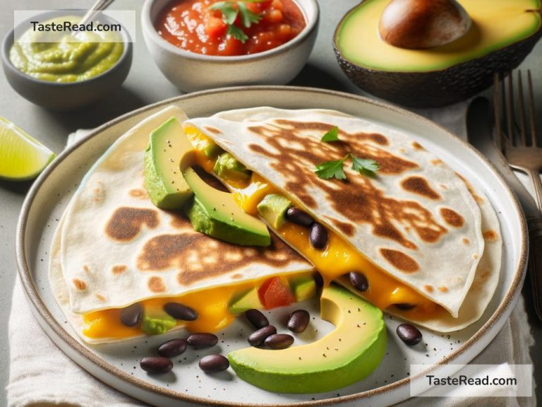 How to Create Spicy Black Bean and Avocado Quesadillas