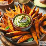 How to Create Spicy Sweet Potato Wedges with Avocado Dip