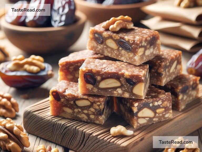 How to Create Sweet Date and Walnut Energy Bars