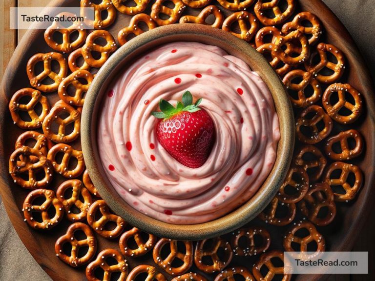 How to Create Sweet Strawberry Cream Cheese Dip with Pretzels