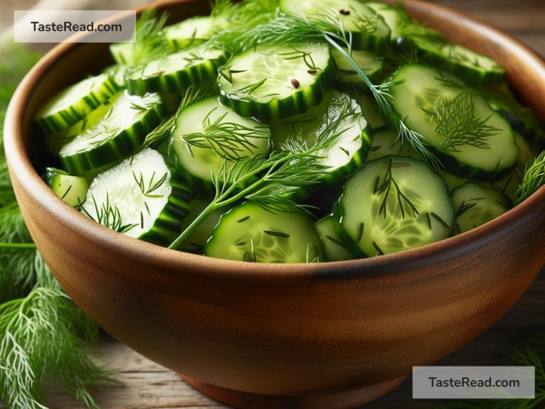 How to Create Vegan Cucumber and Dill Salad