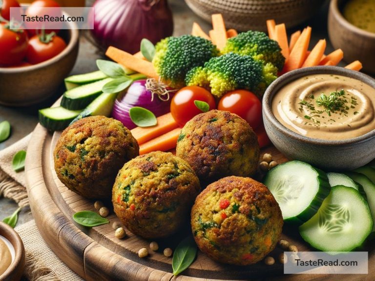 How to Create Vegan Falafel with Tahini Sauce