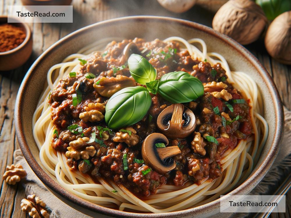 How to Create Vegan Mushroom and Walnut Bolognese